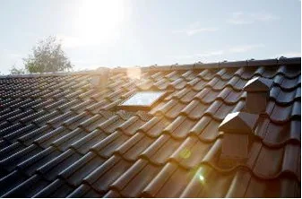 Roof with skylight window