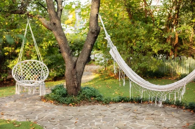 Garden swing and hammock
